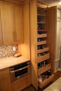 Kitchen Remodel - Custom Cupboard Sliding Drawers