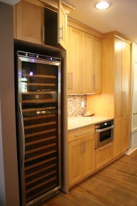 Kitchen Remodel -Wine Refrigerator