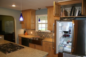 Kitchen Remodel - New Refrigerator and Cabinets